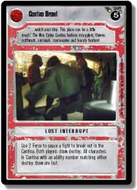 star wars ccg premiere limited cantina brawl