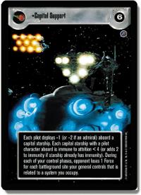 star wars ccg reflections ii foil capital support foil