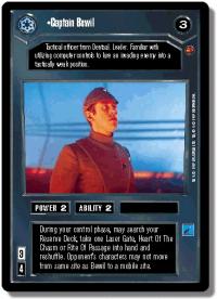 star wars ccg cloud city captain bewil