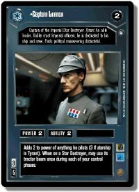 star wars ccg hoth limited captain lennox