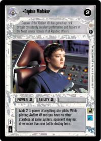 star wars ccg coruscant captain madakor