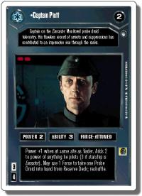 star wars ccg hoth revised captain piett wb