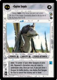 star wars ccg theed palace captain tarpals