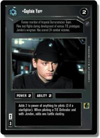 star wars ccg death star ii captain yorr