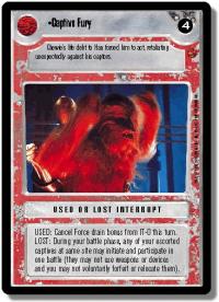 star wars ccg cloud city captive fury