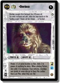 star wars ccg a new hope limited chewbacca