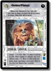 star wars ccg endor chewbacca of kashyyyk