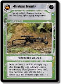 star wars ccg endor chewbacca s bowcaster