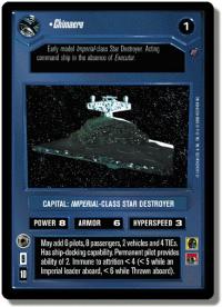 star wars ccg reflections ii foil chimaera foil