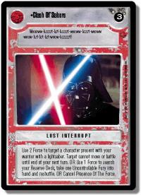 star wars ccg tournament foils clash of sabers foil