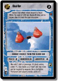 star wars ccg cloud city cloud car light