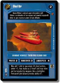 star wars ccg cloud city cloud car dark