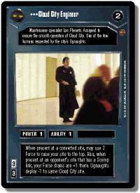 star wars ccg cloud city cloud city engineer