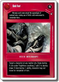star wars ccg hoth revised cold feet wb