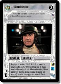 star wars ccg death star ii colonel cracken