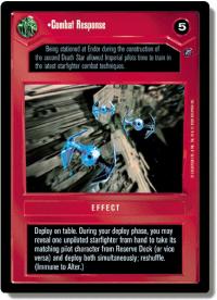 star wars ccg death star ii combat response