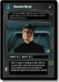 star wars ccg death star ii commander merrejk