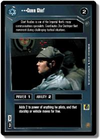star wars ccg dagobah revised comm chief wb