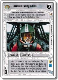 star wars ccg anthologies sealed deck premium commander wedge antillies 1st