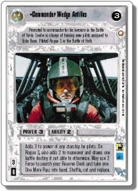 star wars ccg anthologies sealed deck premium commander wedge antillies 1st