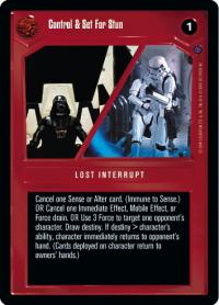 star wars ccg reflections ii premium control set for stun