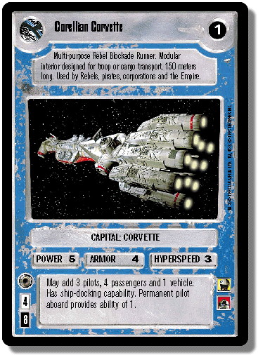 Corellian Corvette (WB)