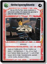 star wars ccg special edition corellian engineering corporation