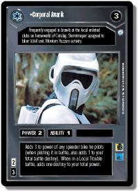 star wars ccg endor corporal avarik