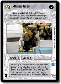 star wars ccg endor corporal delevar