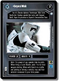 star wars ccg endor corporal misik