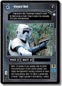 star wars ccg endor corporal oberk