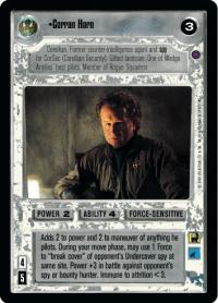 star wars ccg reflections iii foil corran horn foil