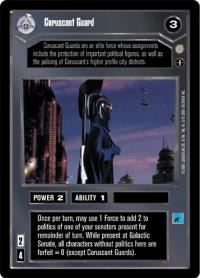 star wars ccg coruscant coruscant guard dark