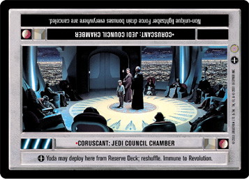 Coruscant: Jedi Council Chamber