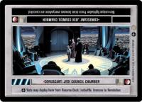 star wars ccg reflections iii foil coruscant jedi council chamber foil