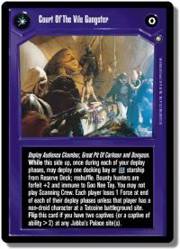 star wars ccg enhanced court of the vile gangster