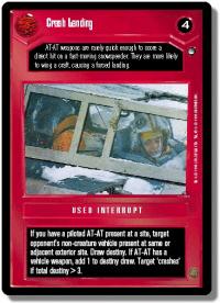 star wars ccg hoth limited crash landing