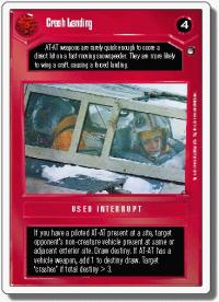 star wars ccg hoth revised crash landing wb