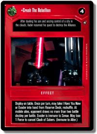 star wars ccg enhanced crush the rebellion