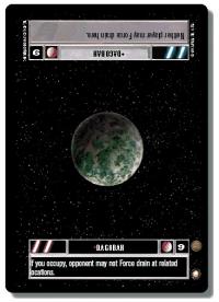 star wars ccg dagobah limited dagobah dark