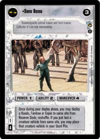 star wars ccg theed palace dams denna