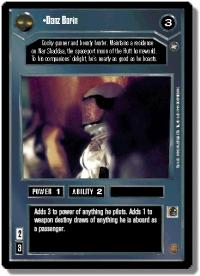 star wars ccg a new hope limited danz borin