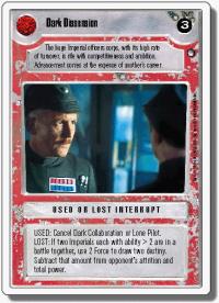 star wars ccg hoth revised dark dissension wb