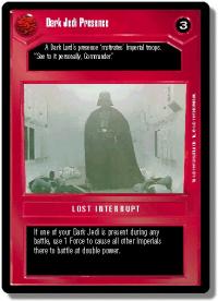 star wars ccg premiere unlimited dark jedi presence wb