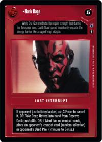 star wars ccg reflections iii premium dark rage