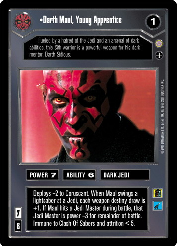 Darth Maul, Young Apprentice