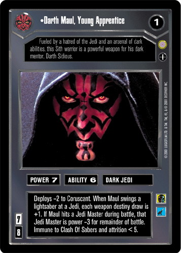 Darth Maul, Young Apprentice (AI) (FOIL)