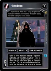 star wars ccg theed palace darth sidious ai