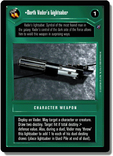 Darth Vader's Lightsaber (FOIL)