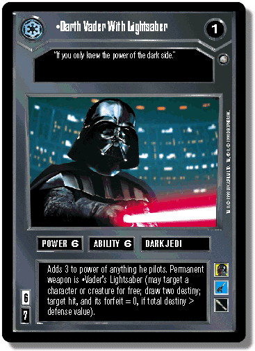 Darth Vader With Lightsaber